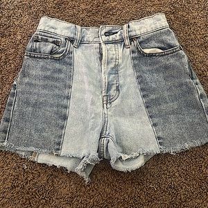 Denim Shorts. Pacsun! Two different shades of blue. Light blue and dark blue!